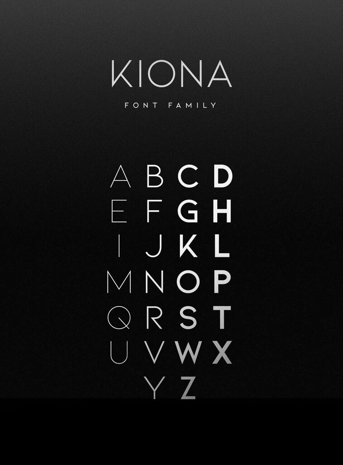 O-design KIONA - A Modern Sans Serif