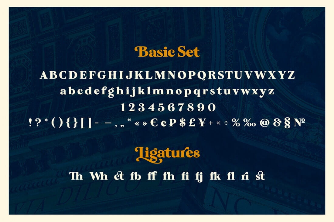 O-design Kristopher - Elegant Serif Font with 475+ glyphs